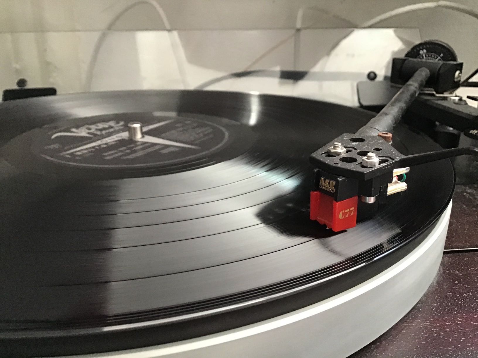 Anolog record turntable
